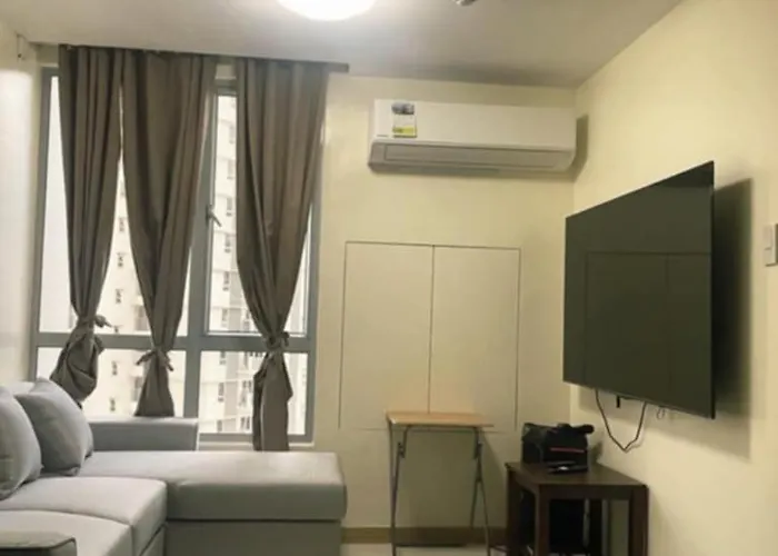 1bedroom2603a Sunshine100tower3 70inches Tv Pool Karaoke Apartment Manila